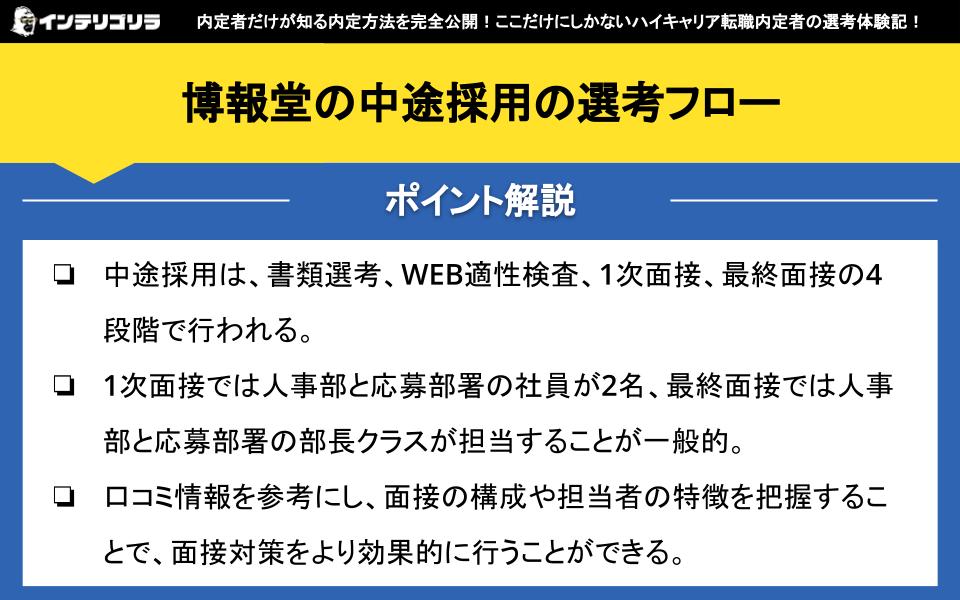 博報堂の中途採用の選考フロー